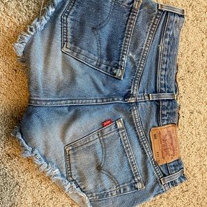 vintage levi shorts